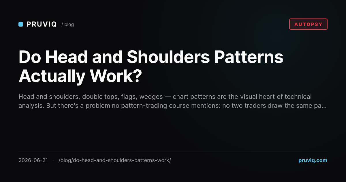 Do Head and Shoulders Patterns Actually Work? - PRUVIQ